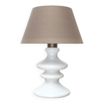 Vintage Danish Model Mary Opaline Glass Table Lamp by Per Lütken for Holmegaard, 1970s