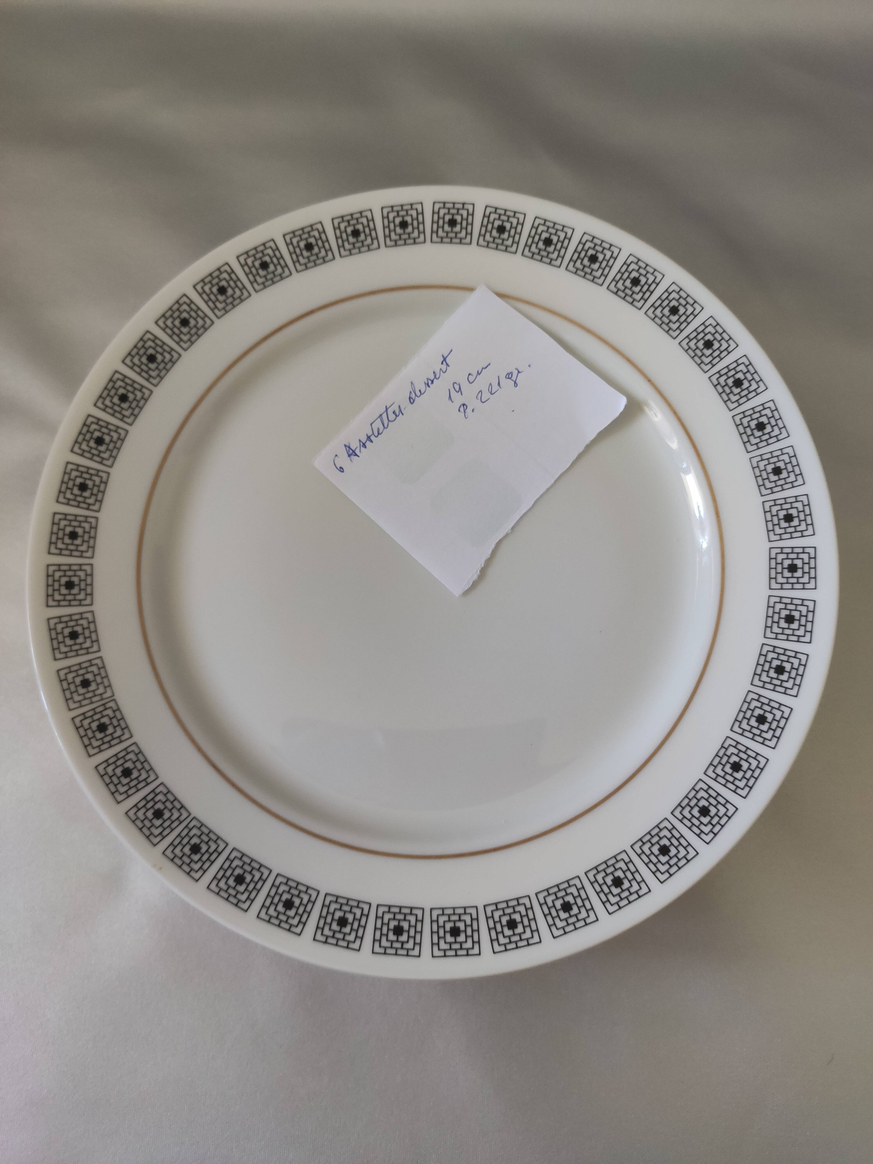 Service de table, Néfertiti Tchécoslovaquie