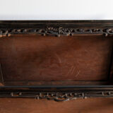 Japanese-style wooden side table mounted Gabriel Viardot