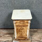 Renaissance style cast iron pedestal column