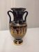 Vase miniature bleu cobalt et or 24 k