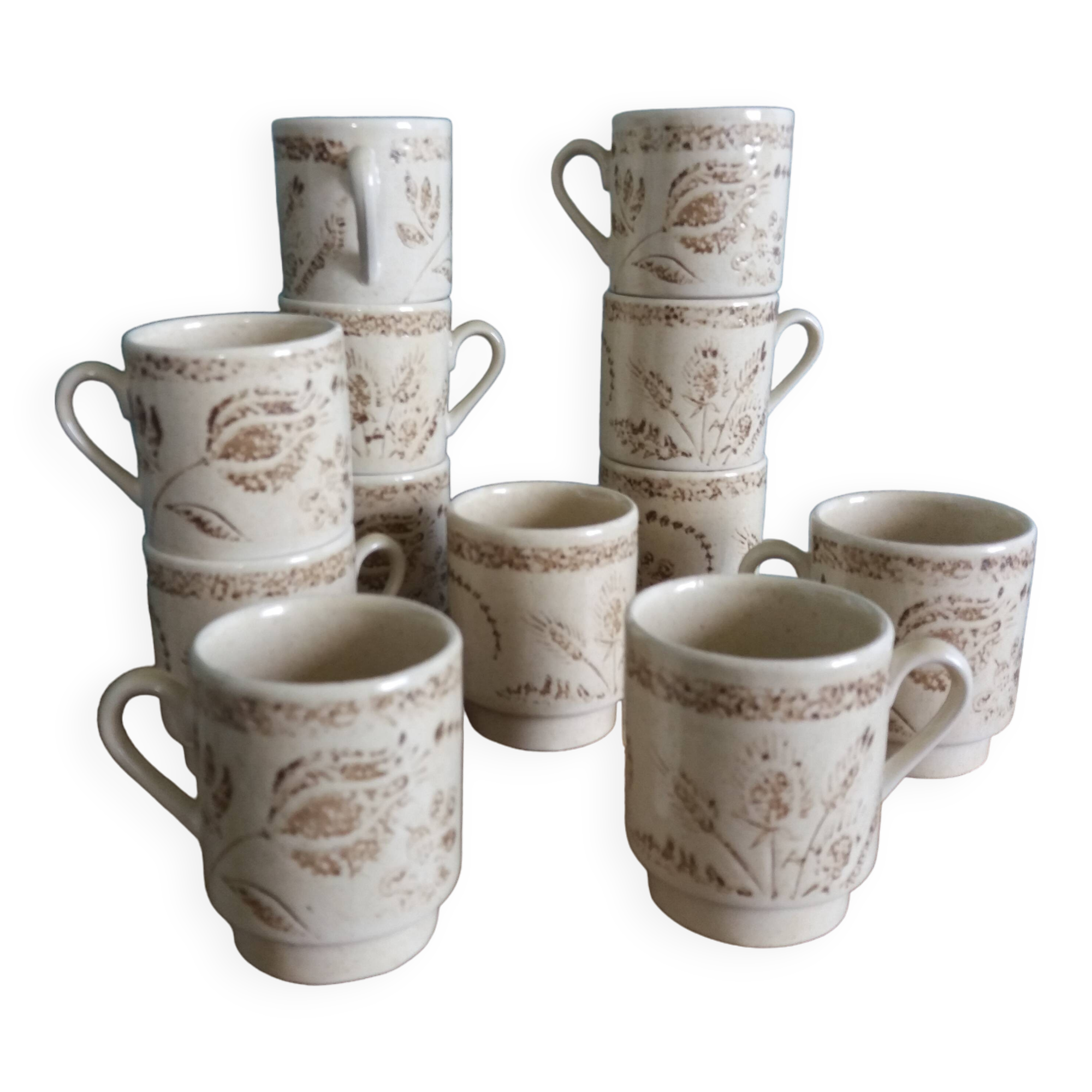 Badonviller cups from the 70s