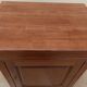Large jam jar in solid cherry wood with its secret drawer and one door