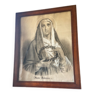 19th century drawing the Mater Dolorosa