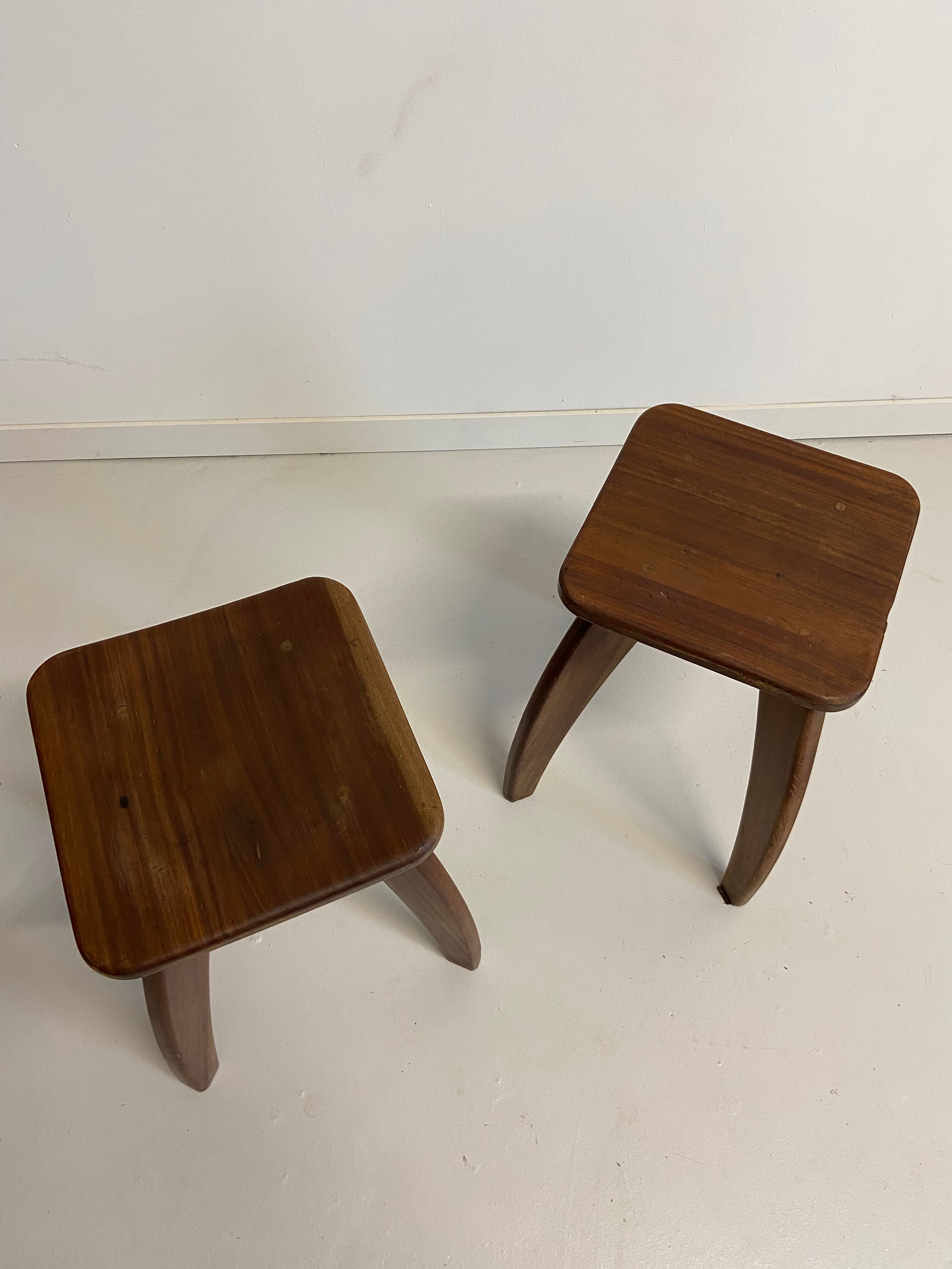 Scandinavian rosewood stools