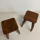 Scandinavian rosewood stools