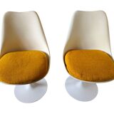 Paire de chaises tulipe knoll eero saarinen 1957
