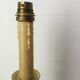 Lampe en laiton en forme de bougeoir