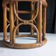 Plant stand, vintage side table, 1970s bamboo.