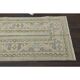 Vintage Turkish Oushak Handmade Wool Cotton Beige Runner Rug 71x315