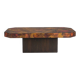 Vintage copper coffee table by Bernhard Rohne, 1970s