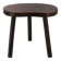 Wooden tripod bedside or occasional table, bean-shaped top.