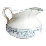 Vintage ceramic bath jug, bath pitcher, bathroom decor.