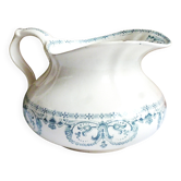 Vintage ceramic bath jug, bath pitcher, bathroom decor.