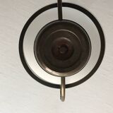 Lustre /suspension ancienne avec opaline /lampe à pétrole