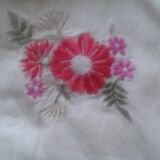 Lot of 2 embroidered cushion covers