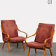 Pair of armchairs by Jaroslav Smidek produced by Ton circa 1960