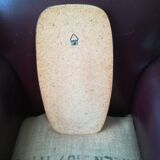Asymmetric mirror shape free vintage brass 23x47cm