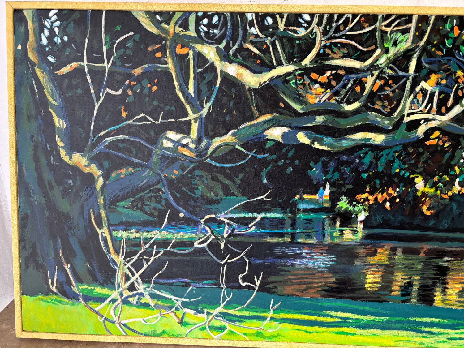 Signed landscape from 1988