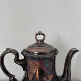 Metallic porcelain coffee pot