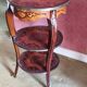 Napoleon III side table with three tiers in marquetry – 19th century
