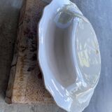 Signed hand painted porcelain dish