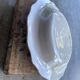 Hollow dish in glazed terracotta, signed