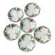 Dessert plates in Choisy le Roi slipware