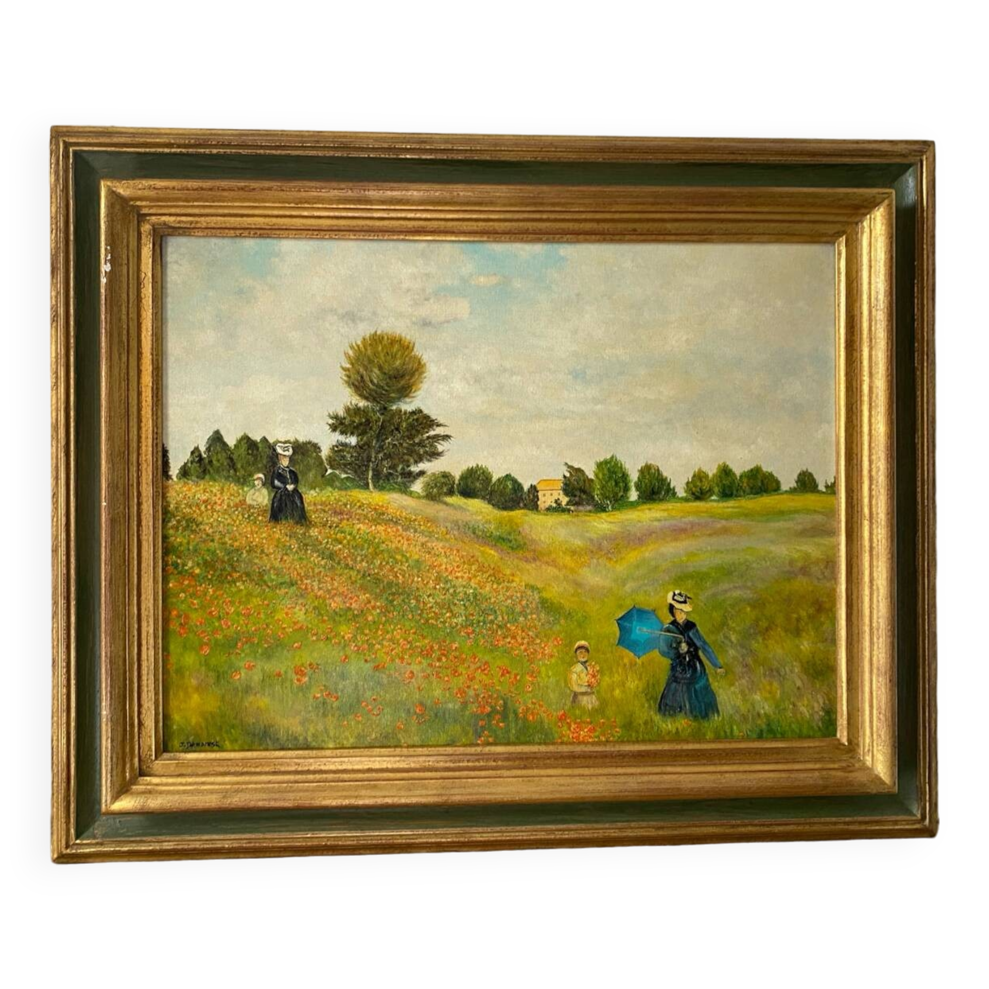 Landscape signed by the 20th century school