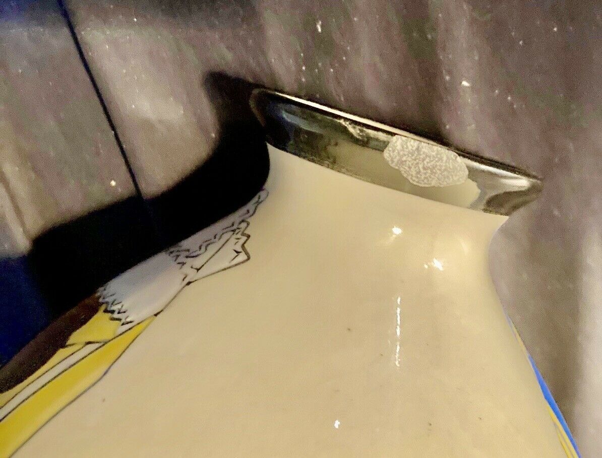 Vase ball art deco ceramic HB QUIMPER Prior to 1942 - decoration 524 - N°2