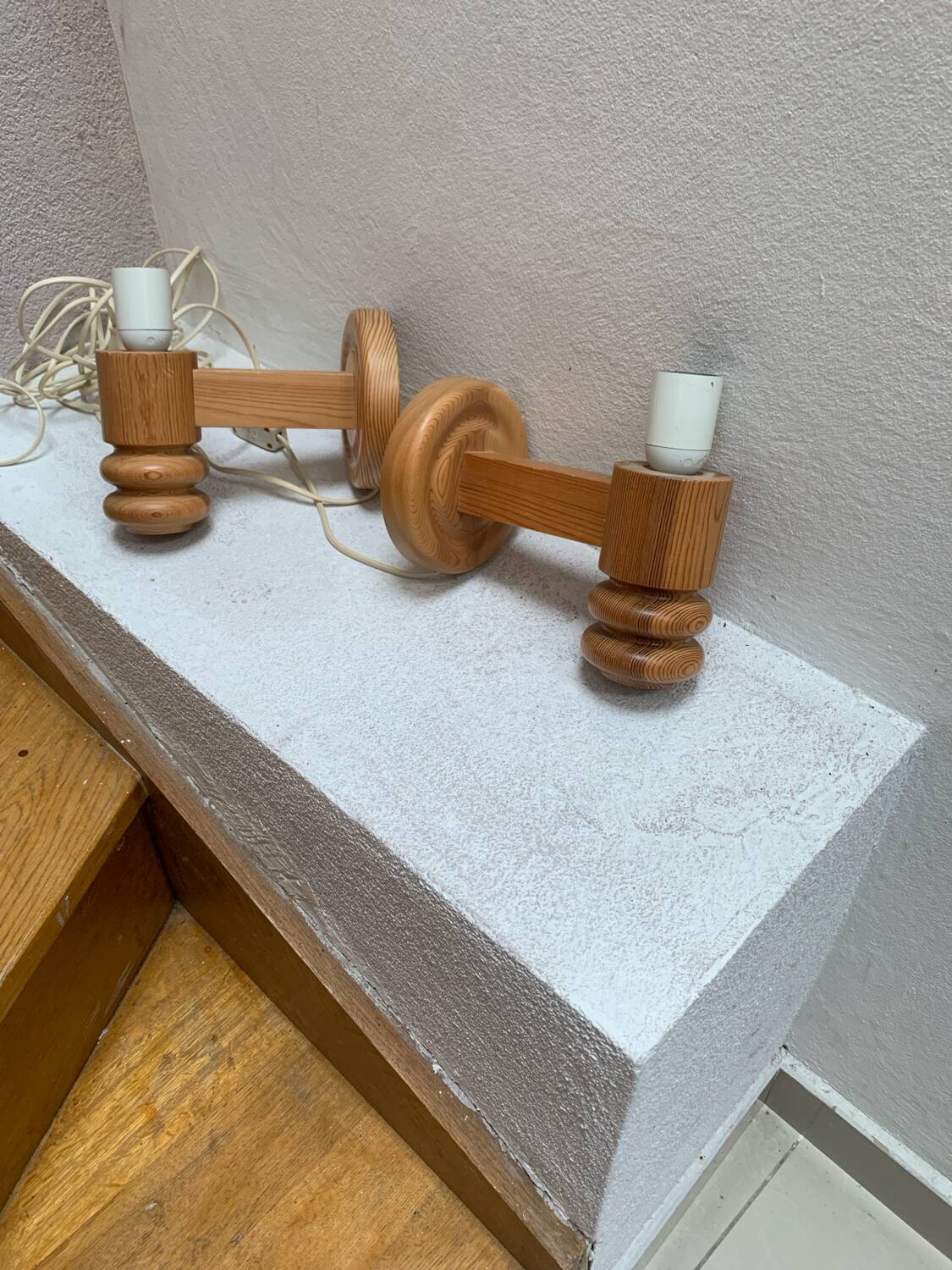 Pairs of wall lights