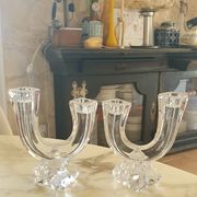 Paire de bougeoirs Cristal de Vannes