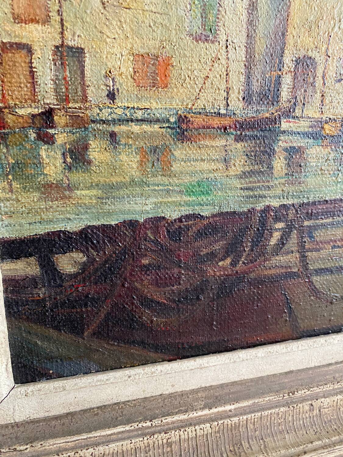 Mediterranean port landscape