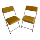 Pair of vintage folding chairs