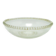 Mid-century modern centerpiece, transparent glass, Poland, 1970s.
