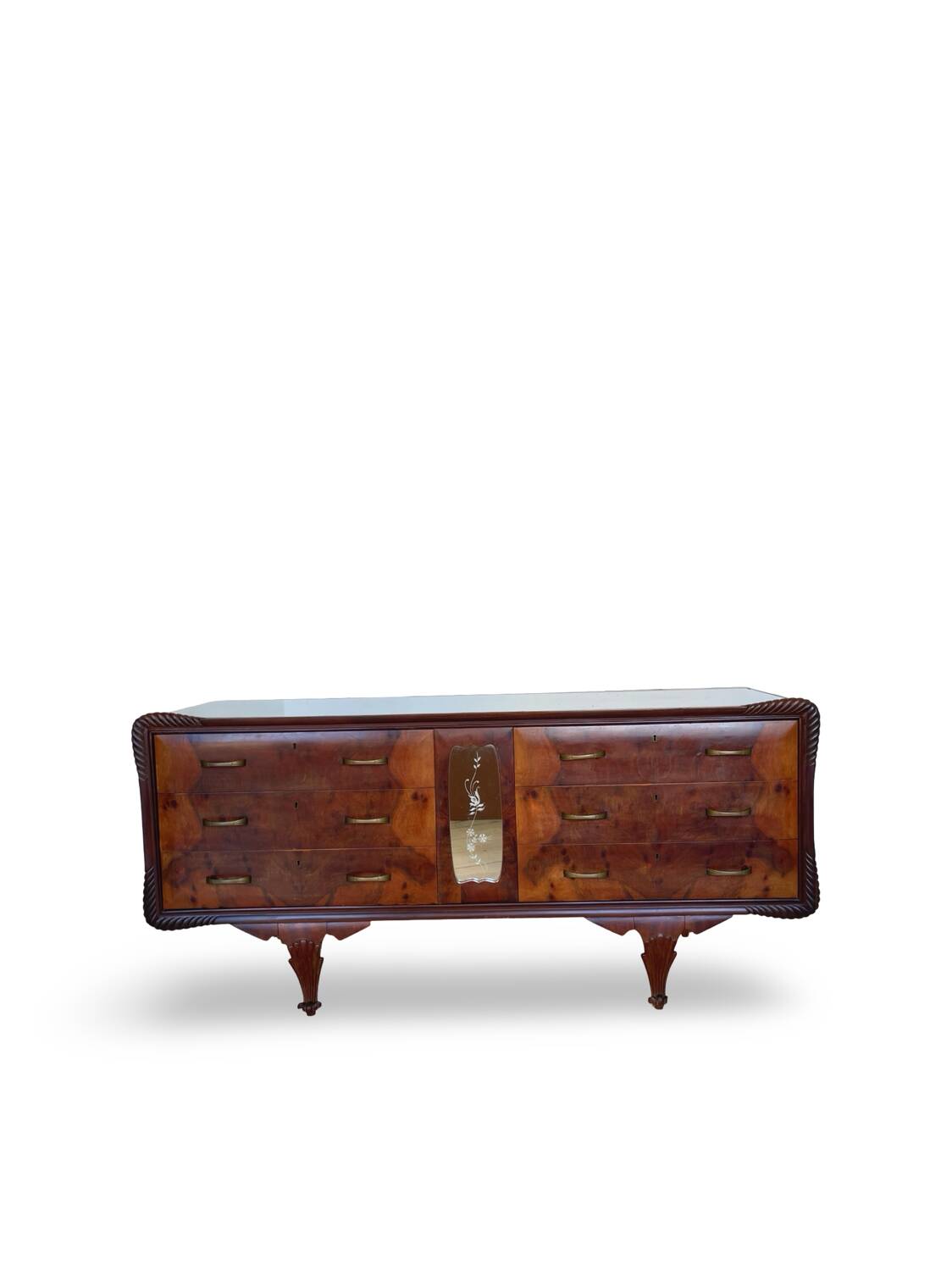An art deco Italian chest of drawers, Italy 1940s/1950s