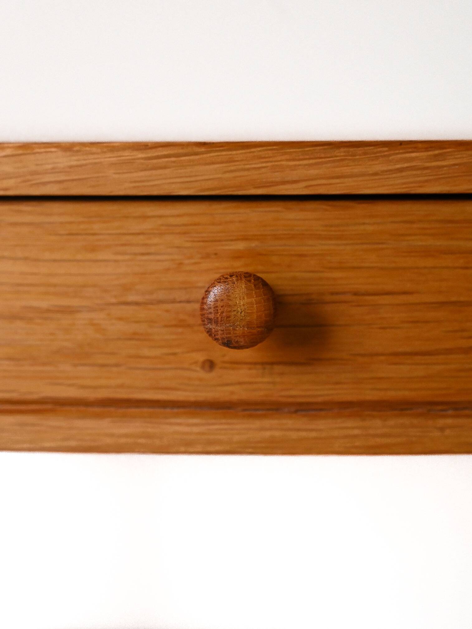 Table de chevet vintage en chêne