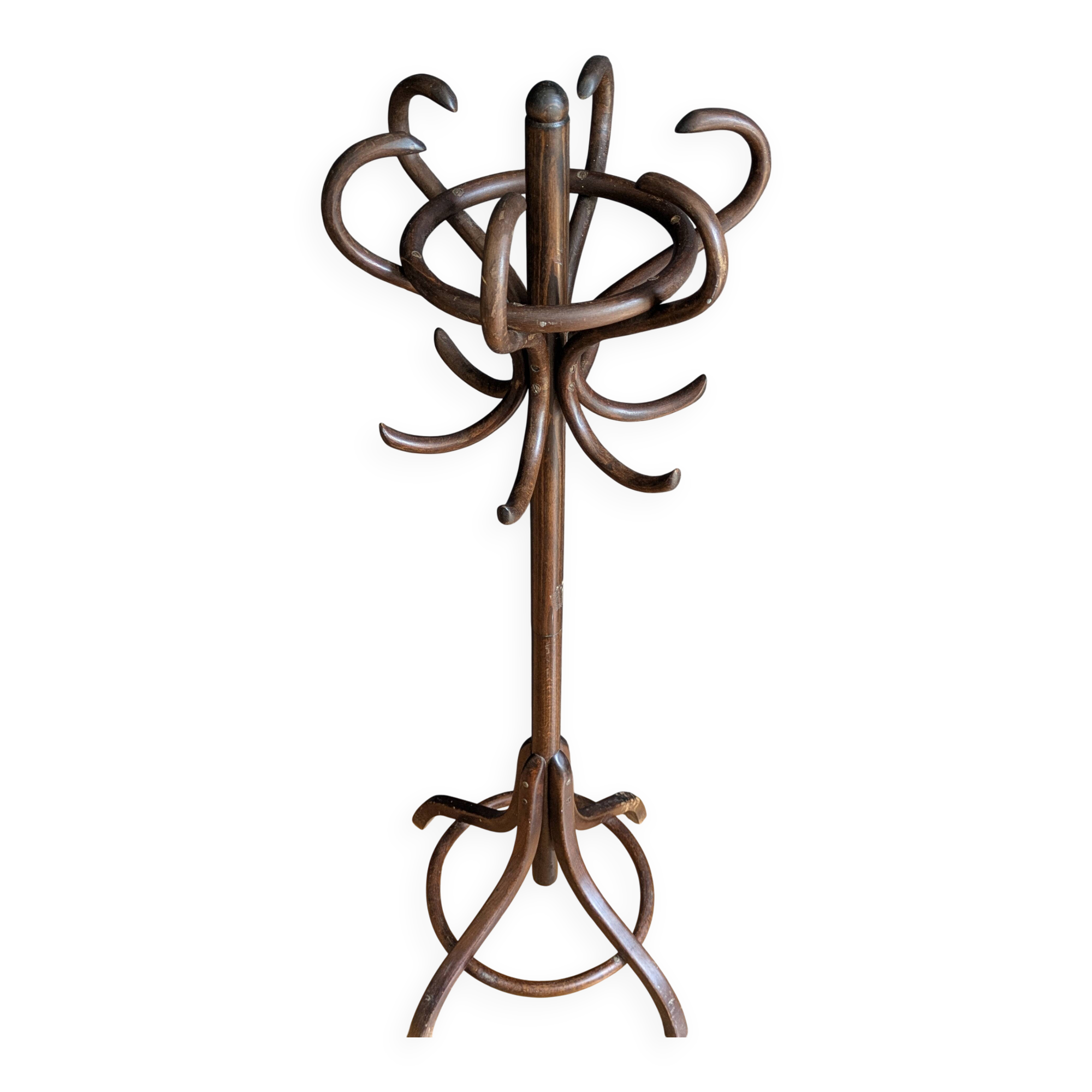 Parrot coat rack for a child's room attributed to Thonet.