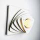 Curved Pyramid Layered Wall Lamp By Hustadt Leuchten, Germany, 1960S