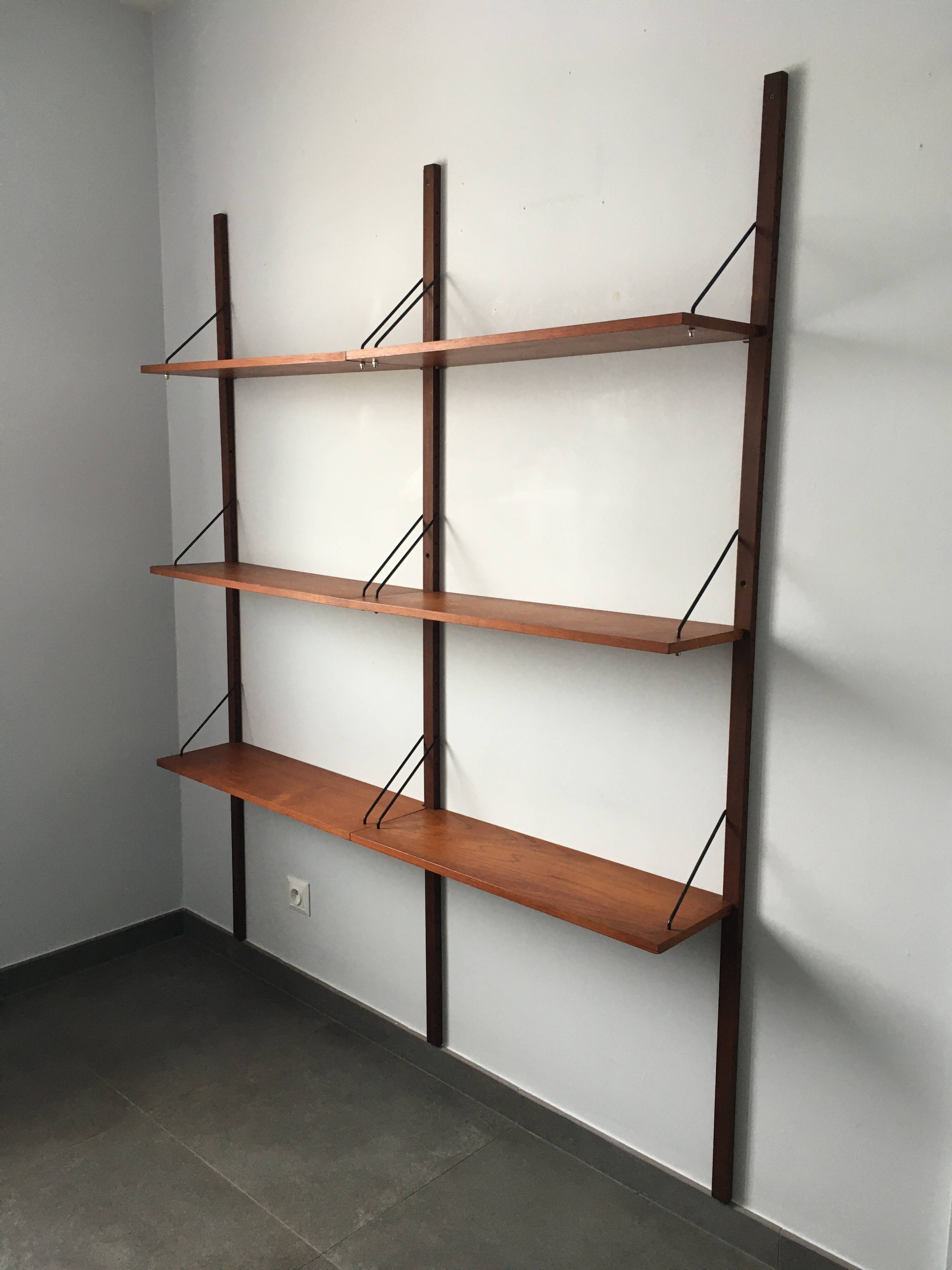 Scandinavian wall shelves from the 60s