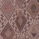 Vintage Turkish kilim, handwoven, 137x235 cm.