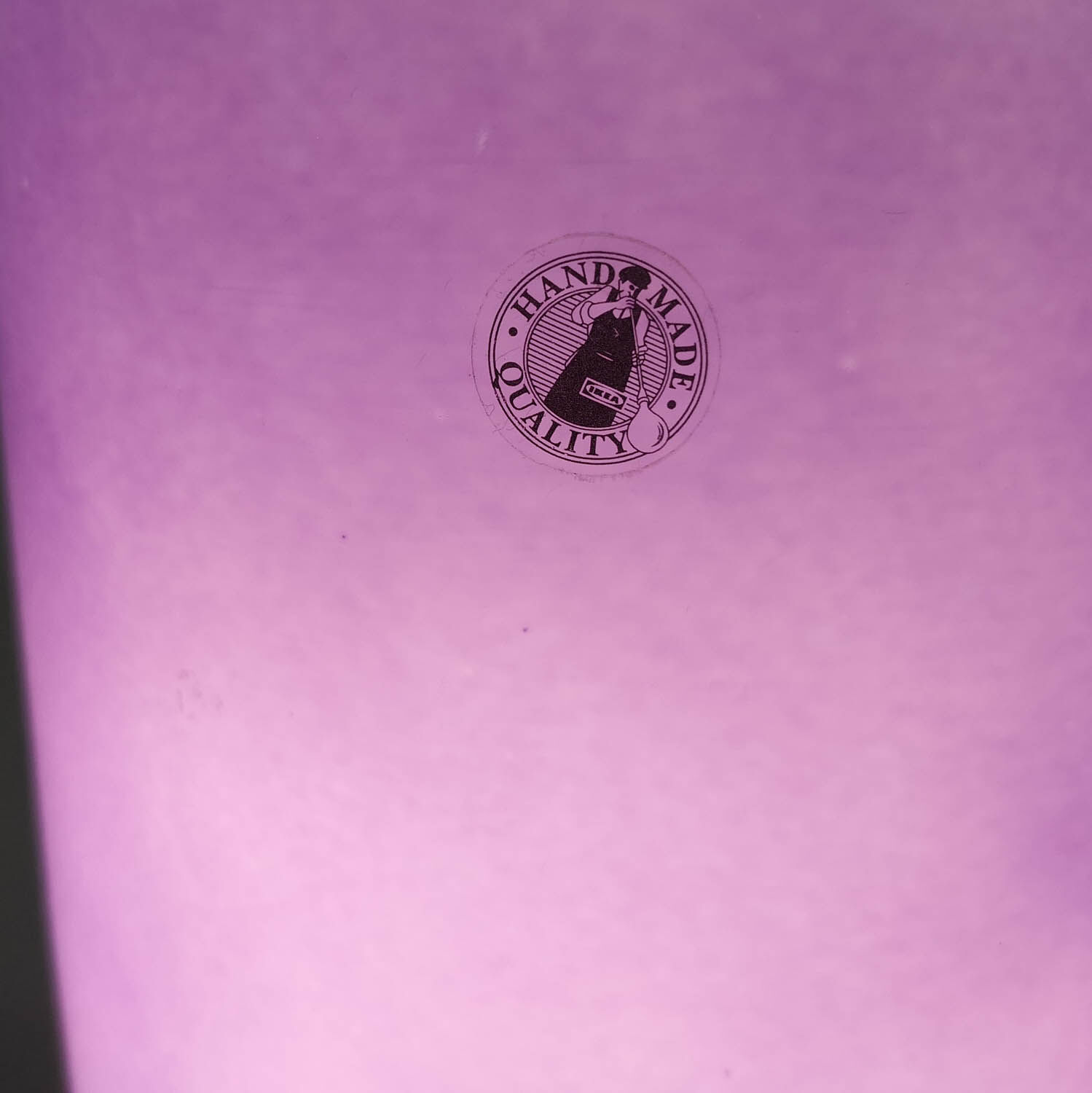 Lykta purple lamp Ikea opaline