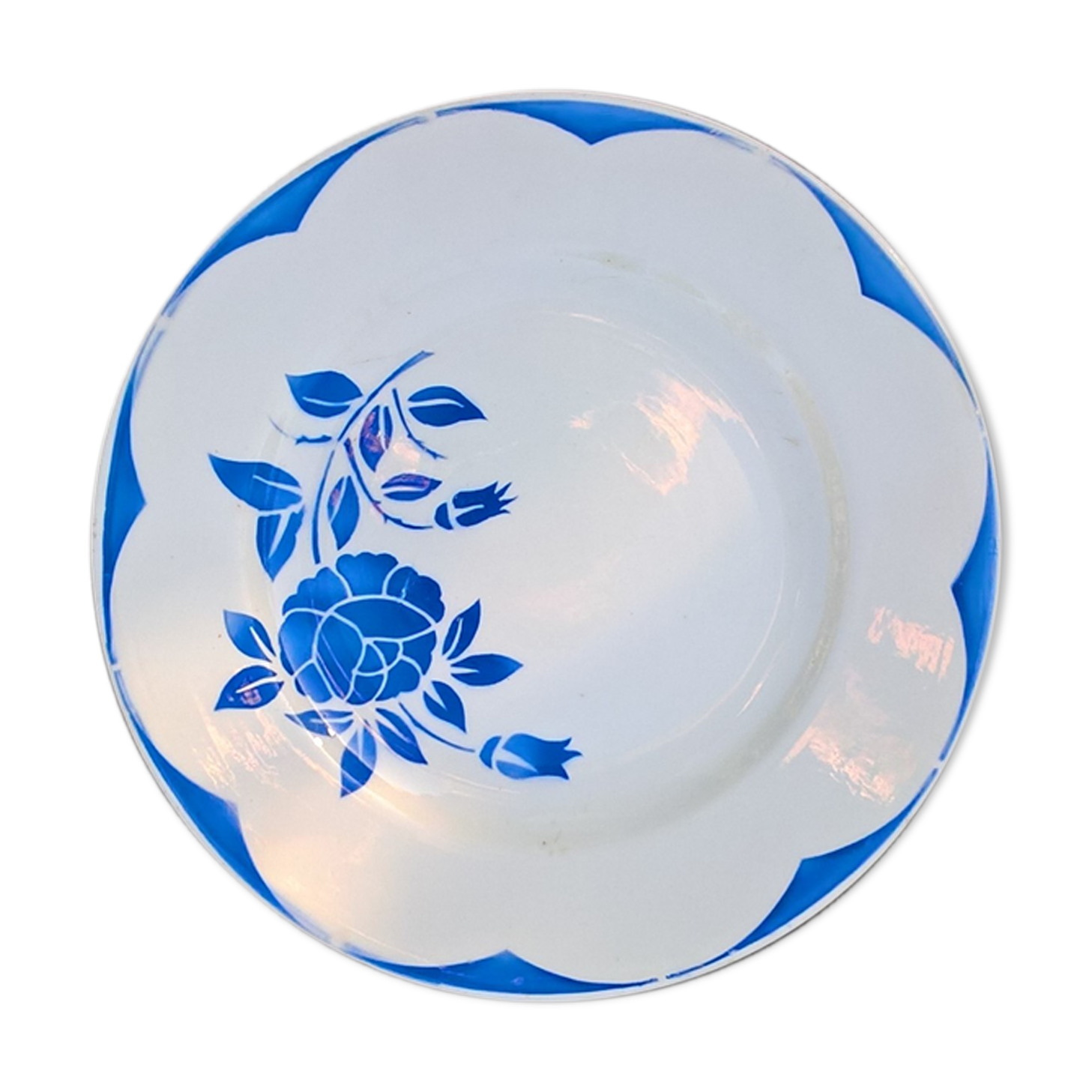 Plate Digoin Sarreguemines Corsica