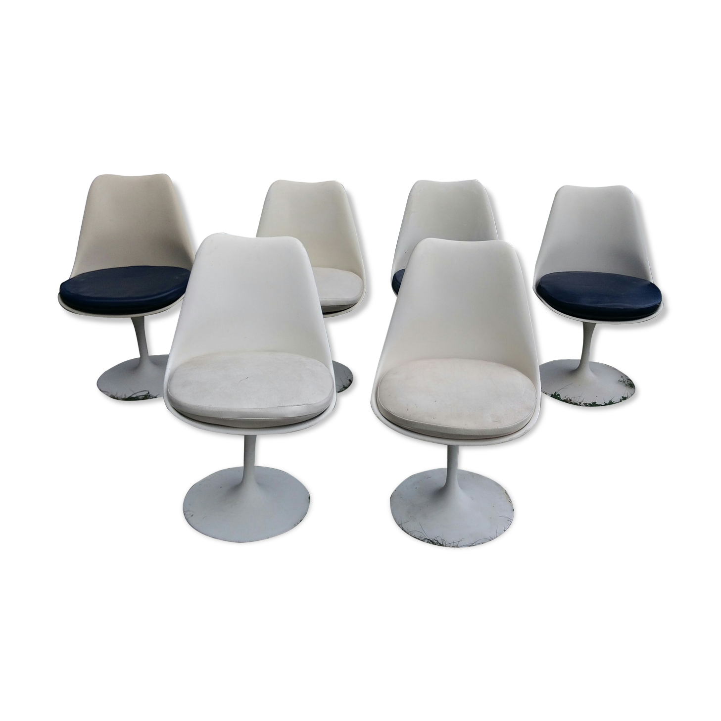 Set of six chairs by Eero Saarinen for Knoll