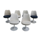 Lot de six chaises tulipe par Eero Saarinen pour Knoll
