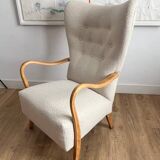 Danish wing chair, by Alfred Christensen para Slagelse Møbelværk, 1950