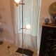Lampadaire vintage en aluminium brossé par swisslamp