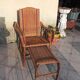 Chaise longue en rotin