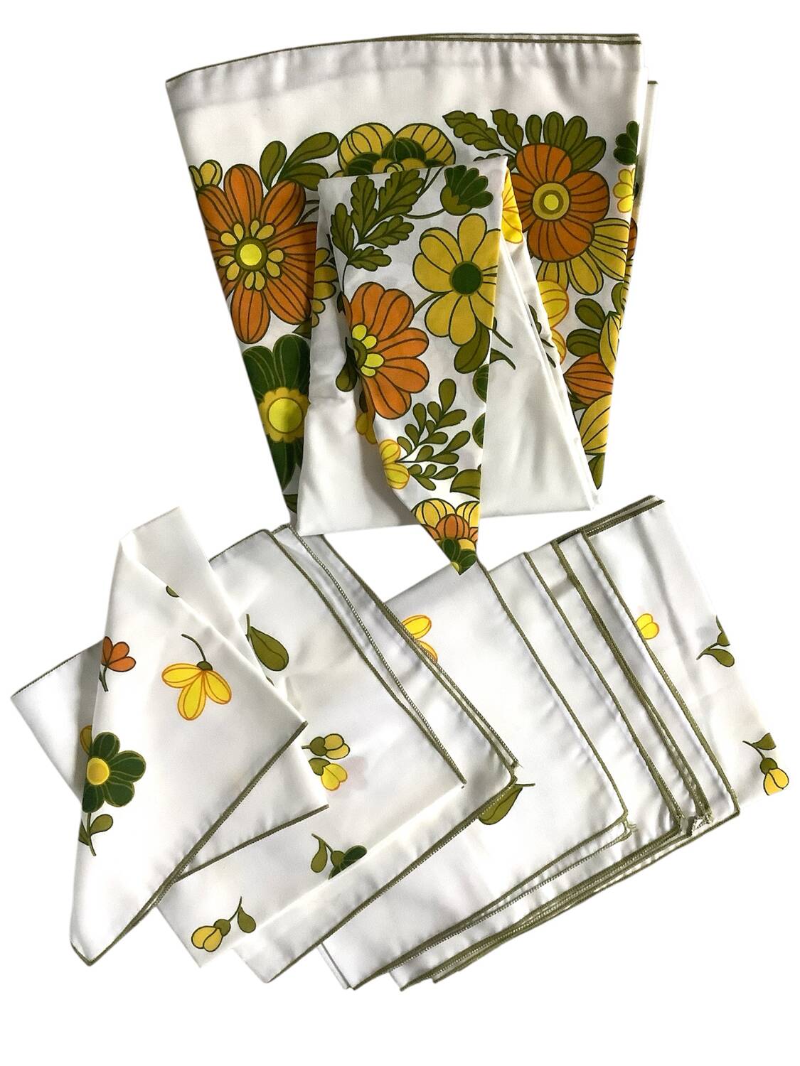 🌻Round tablecloth + 8 napkins 🌻