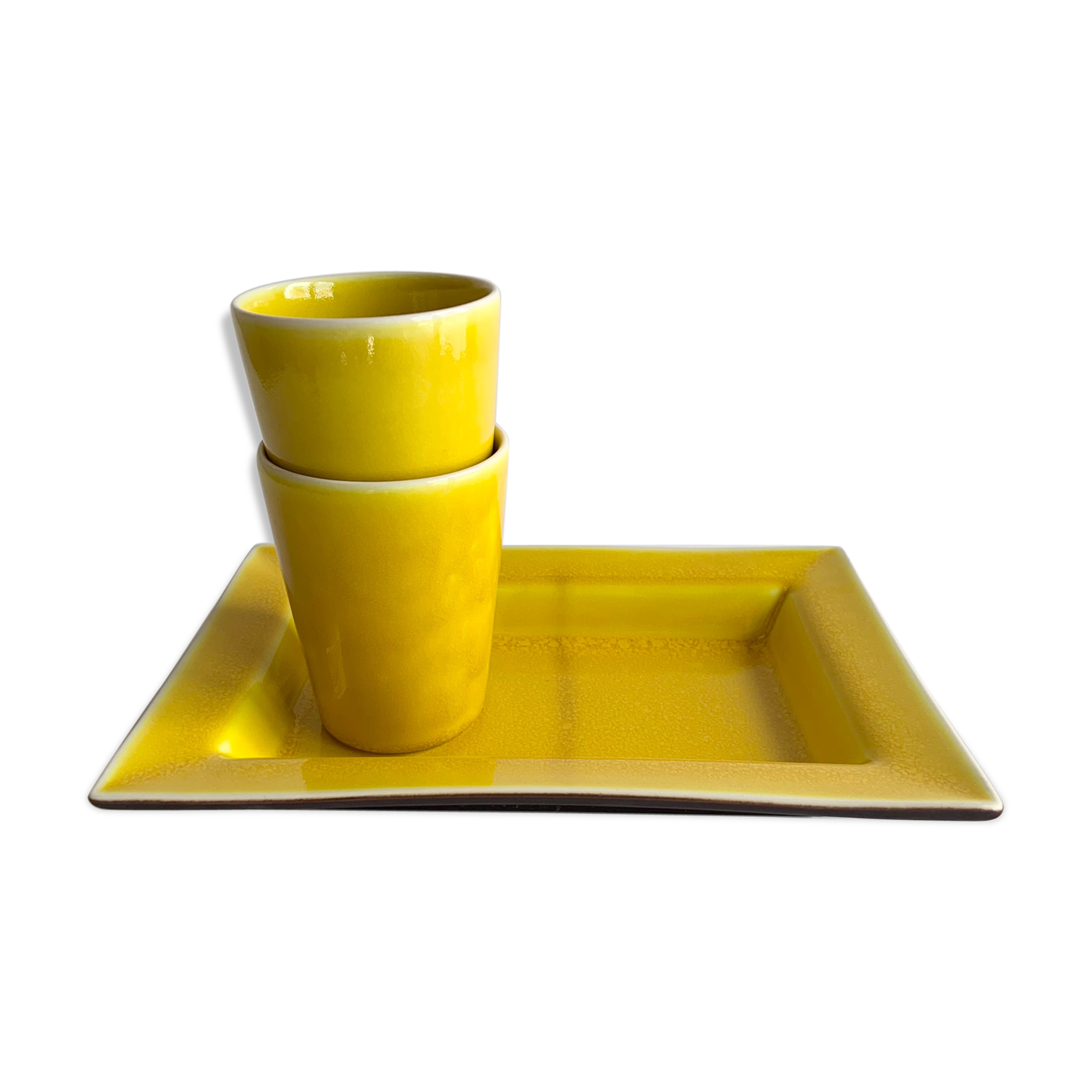 Jars Tourron lemon flat set & cups